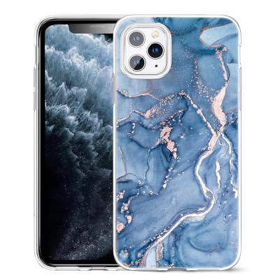 China Anti-drop phone case TPU transparent soft marble cell case for iphone 11 pro 78 xs max 12 xr max custom logo for sale