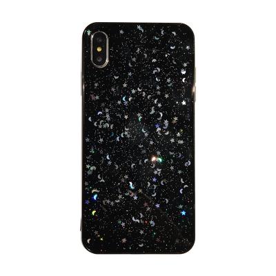 China 2021 new Anti-fall gypsophila glitter sequins suitable iphoneXSMAX mobile phone case 6S/7 couple Apple 11 cove to PRO 12 Epoxy for sale