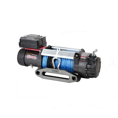 China 12v/24v AUTO Electric Winch , Used Car 12500lbs Offroad 4x4 Electric Winch With Synthetic Rope for sale