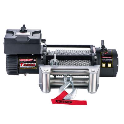 China AUTOMATIC Traction 8000lbs Capacity Super Performance Quality 4x4 12vc Electric Winch With Steel Cable for sale