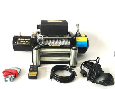 China AUTOMATIC Off Road Electric Winch With Automatic Load-Holding Brake, 13,000 Pull Capacity for sale