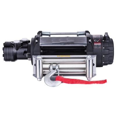 China High Quality Factory Wholesale AUTOMATIC 12V Portable Industrial 12000 Pound Hydraulic Winch Manufacturers for sale