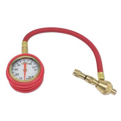 China 200PSI Automobile Inflator Steel Dial Tire High Accuracy Pressure Gauge for sale