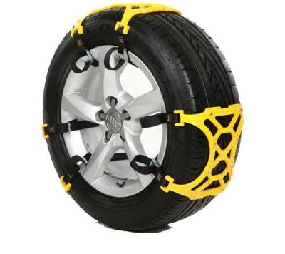 China Anti Skid Emergency Tire Safe Wheel Chain Anti Skid Plastic Tire Snow Chain for sale