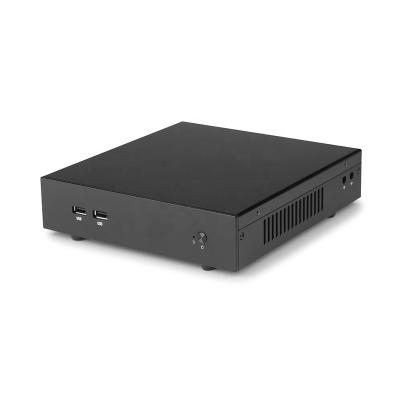 China Aluminum Mini Desktop PC Industrial PC Case Fanless PC No Monitor for sale