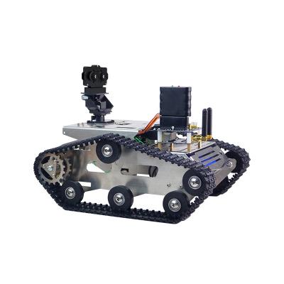 China Metal Video VR Car WiFi 3D Camera Tank Binocular Robot VRBOX Can Be Secondary Development for sale