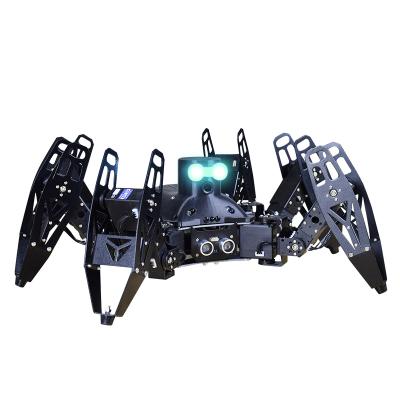 China Graphical Programming Open Hexapod Secondary Open Spider Arduino Support Kit Development Kit Metal Source Robot Bionic Robot Spider for sale