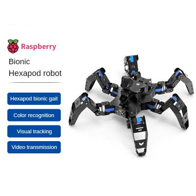 China Metal Spider Robot Raspberry Pi 4b WiFi AI Six-Leg Bionic Real Time Video Programmable Competition for sale