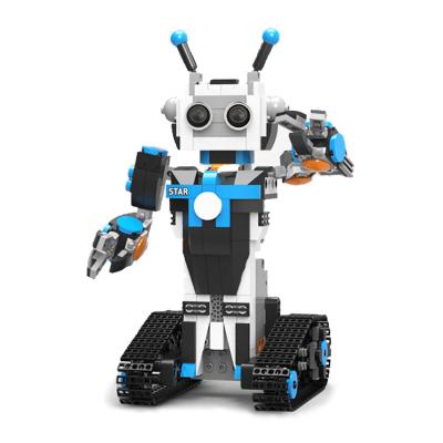 China Plastic Building Block Robot Steam Gifts Creative Hot Selling Intelligent Programming Educational Toys for sale