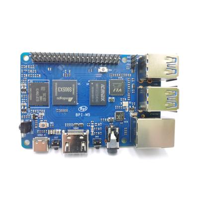 China Single Board Computer Quad Core CPU 4GB Amlogic S905X3 Banana Pi M5 Development Board BPI M5 for sale