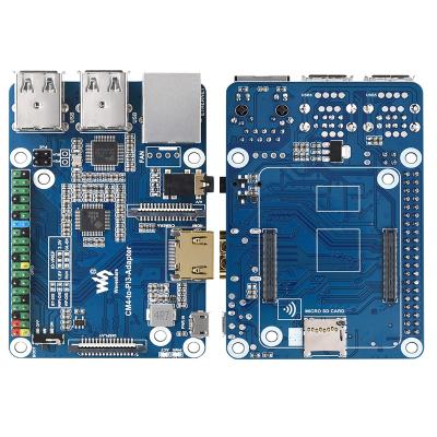 China Mini computer raspberry pi cm4 to pi 4B CM4 to 3B adapter board for sale