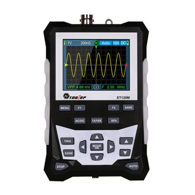 China New ET120M Handheld Oscilloscope 120MHZ Color Analog Oscilloscope ET120M for sale