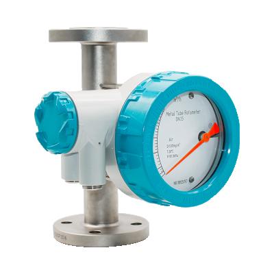 China SS304 Flange Connection Rotameter Water Flowmeter Metal Tube Anti Corrosive Air Rotameter for sale