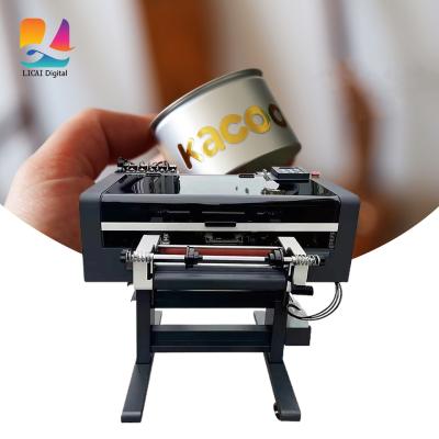 China Small A3 UV Printer30cm Digital UV DTF Printer Film Sticker Transfer Logo Printer For Wooden Surface/glass /paper for sale