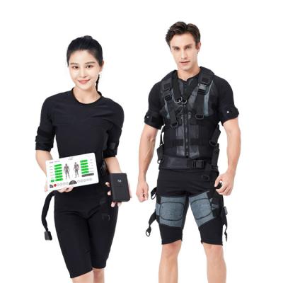 China Electro Removal Suit Wireless Training Blood Vessels EMS Fitness Device with 10 Electric Muscle Groups EMS Pads for Athletes Bodybuilding for sale