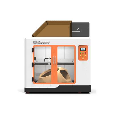 China 1 Bed Cubic Meter Industrial 3D Printer With Language Touch Screen 1000 Millimeter 3D Filament Printing Machine Multi Heating Printer for sale