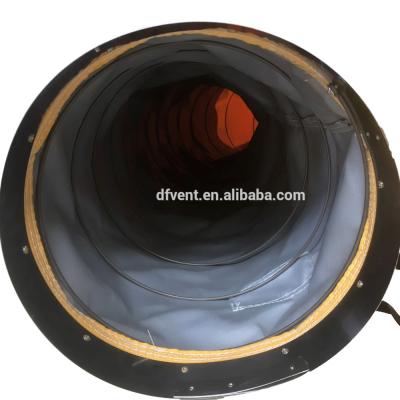 China Hotel Portable Movable Industrial Fiberglass Cloth Heater Duct Fleece Pipe For Heat Supply for sale