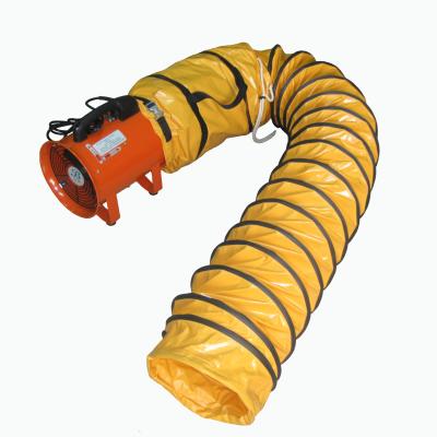 China Portable Blower Fan With Hose Super Velocity Flexible Ducting Fan Portable Fan With Flexible Ducting Hose for sale