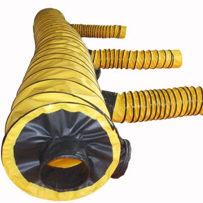 China PVC Plastic Flexible Fire Rated Vent Vent With Branch Pipes for sale