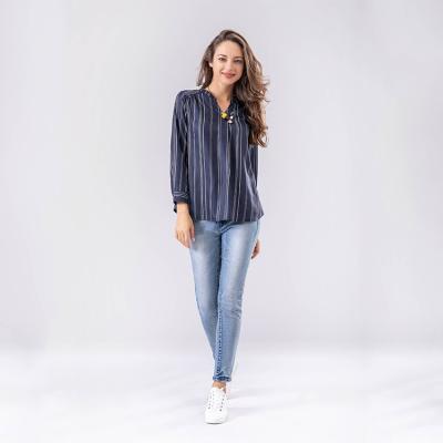 China Bombs lady does not complement blouses office new small long sleeve standing complete Jieying slap casual women complements fashionable blouse for sale