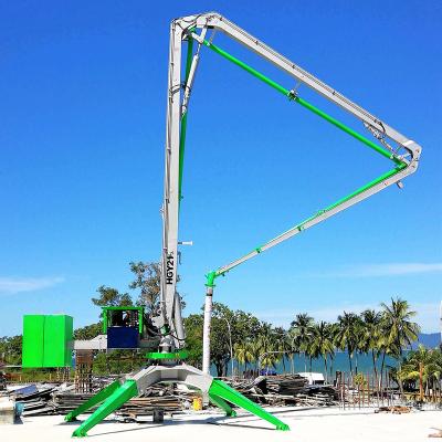 China Concrete Placing ZK Mobile type 21M hydraulic spider placing boom concrete placing concretes pumps for sale for sale