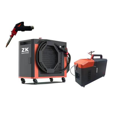 China Welding Products ZK laser welding machine hand held 1500w water cooled with wire feeder easy operate laser welders for display racks industry for sale