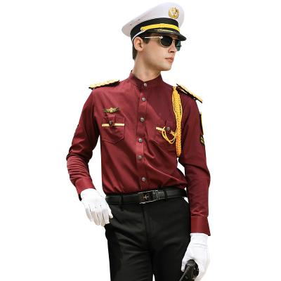 China Security Guard Suit Security Guard Uniform Dress Uniform With Stand Collar for sale