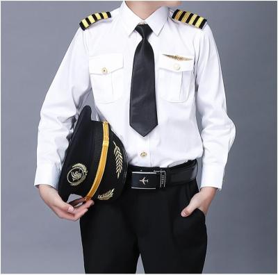 China Performance Daily Life Kids Airline Pilot Uniform For Party Performance Dress Uniform Suit for sale