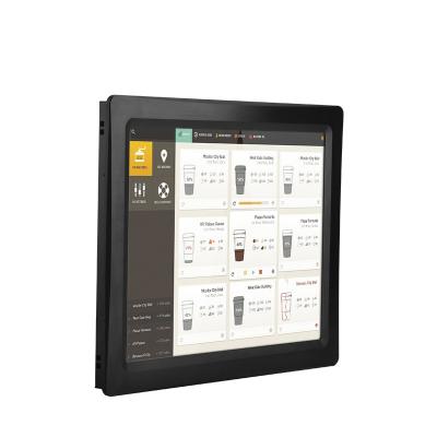 China 10/12/15/17/19/21 inch RK3288/RK3399 embedded wall mount industrial touch screen android all in one panel pc for sale