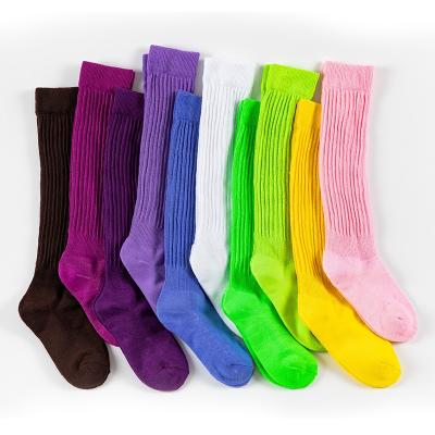 China Wholesale Designer Antibacterial Soft Cotton Highest Quality Cotton Solid Color Autumn Winter Slouch Adult Slouch Socks For Women for sale