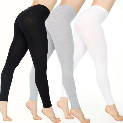 China Wholesale Antibacterial Fashion New Fashion Gary High Waisted Tight Seamless Amazon Style Yoga Gaiters Black White For Women for sale