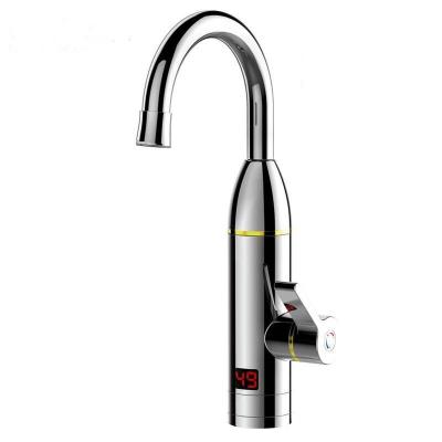 China Nanan Guanshu Metered Faucets Sanitary Ware Have LVD/RoHs /EMC Certificate 360 ​​Degree Rotation Electric Hot Water Instant Heating Faucet for sale