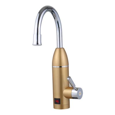 China Metered Faucets Nanan Guanshu Sanitary Ware Have LVD/RoHs /EMC Certificate 360 ​​Degree Rotation Heating Electric Hot Water Instant Faucet for sale