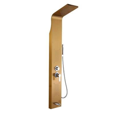 China With good price quality bathroom sanitary ware supplier Quanzhou Guanshu brass ware shower column for sale