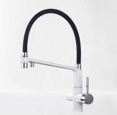 China Nanan Guanshu Thermostatic Sanitary Ware Best Quality Cheap Faucets Price China Supplier Waterfall Lower Kitchen Brass Mixer Tap for sale