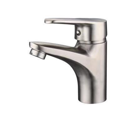 China Nanan Guanshu Ware Faucets China Supplier Cheap Price Waterfall Sanitary Handle Faucet Brass Metered Basin Faucet for sale