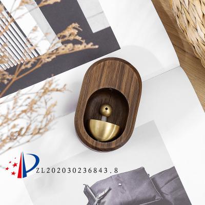 China Wholesale Japanese Magnetic Solid Wooden Doorbell Stored Dopamine Wind Chime Open Door Bell Wooden Doorbell Refrigerator Doorbell for sale