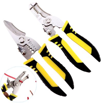 China Professional Wire Stripper and Cutter Pliers Multi-Tool Crimper Crimp Tool DIY Tool for sale