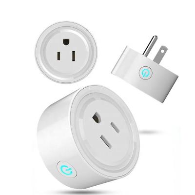 China Residential / Multipurpose Plug Wireless Smart Wifi US Plug 10A Google Alexa Tuya Smart Plug for sale