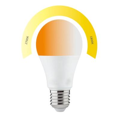 China Dimmable Desk Led Light Dim To Warm 10W 806lm E27 Warm White Led Light Bulb for sale