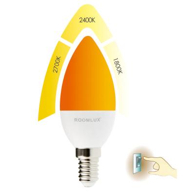 China 5W C37 LED Bulb Light Dimmable LED Residential Bulb Light for sale