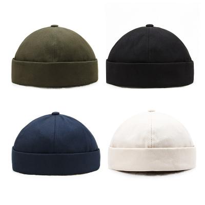 China 2022 New Fashion Polyester Handsome Cotton Casual Fashion Beanie Landlord Hat 100% Fabric for sale