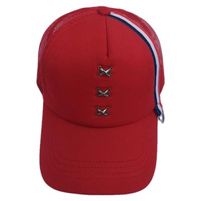 China Quick-Dry New York Sports Baseball Cap Personalized Rednet Breathable Baseball Cap With Accessories Metal Wrapped Sports Baseball Ca for sale