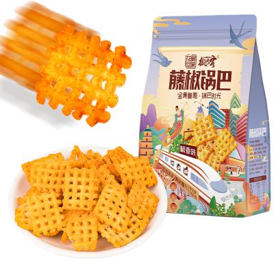 China Instant Fry Rice Machine Made Crispy Crust Grain Snacks Natural Healthy Pastry For Machine Made Tea Wholesale Cheap Snacks for sale