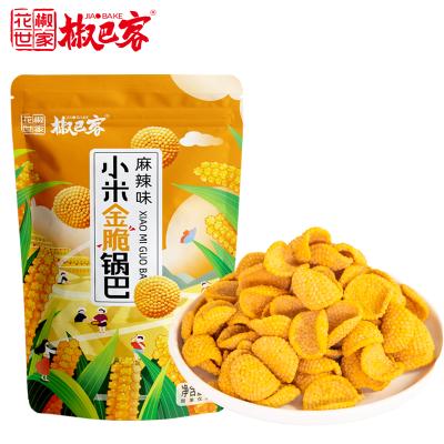 China Instant Fry Gluten Free Crunchy Snacks Party Supermarket Food Low Price Healthy Konjac Millet Rice Crust Peppercorn Snacks for sale