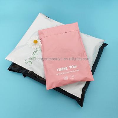 China Mailing bag with handle / mailing bag with polymailer envelope sleeves poly mailer pouch custom mailing plastic bags waterproof self adhesive envelope with your own logo for sale