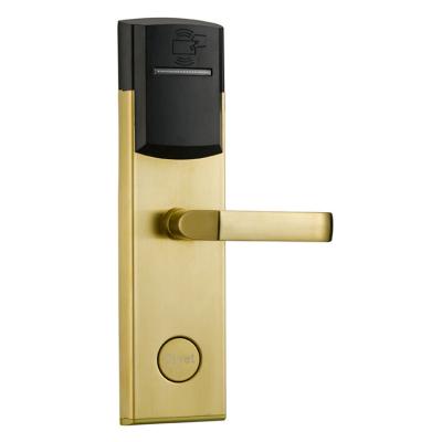 China Hotels High Security Smart Hotel RFID Card Lock Spare Room Management Essential System Electronic Door Lock for sale