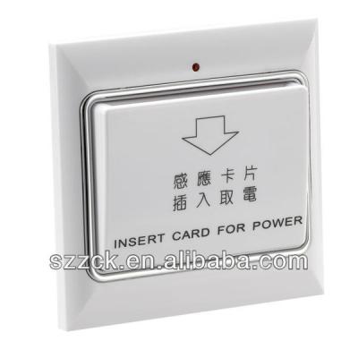 China Dual Pole Take Up Electrical Switch EM Card Type For Square Card Proximity Card Switch Energy Savings, Better Security Switch for sale