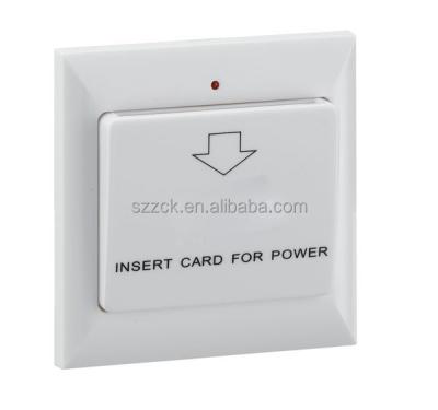 China card taking power hotel energy saving power switch wall install 85*85*45 for sale