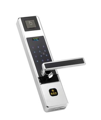 China New Smart Electronic Keyless Password Fingerprint Biometric Exterior Door Lock Zinc Alloy+Acrylic Digital Fingerprint for sale